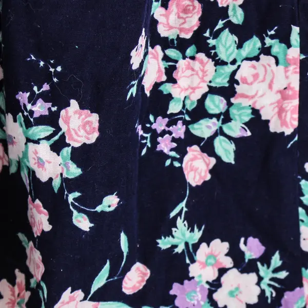 Bonjour International Multicolor Floral Print Midi Skirt Women's Medium