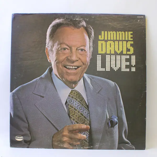 Jimmie Davis Live! 12" Vinyl Record