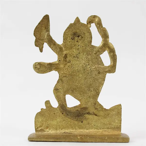 Brass Statue Hindu Goddess Dakshinakali, 2.12" Tall 