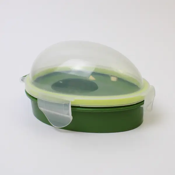 Unbranded Green Plastic Avocado Saver/Keeper Storage Container Holder With Lid