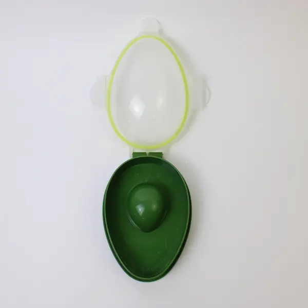 Unbranded Green Plastic Avocado Saver/Keeper Storage Container Holder With Lid