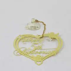 Theme Tin Ornament/Wall Hanging - Happy 5th Anniversary Wording from 1997