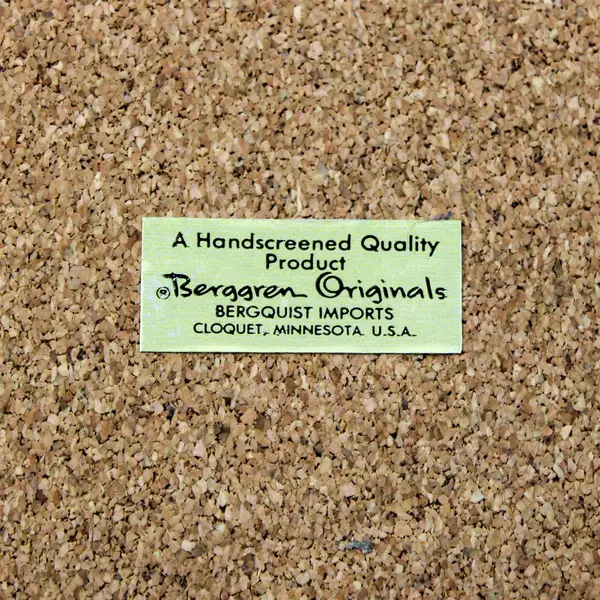 Set of 4 Berggren Originals New Sweden 350th Anniversary Ceramic Tiles