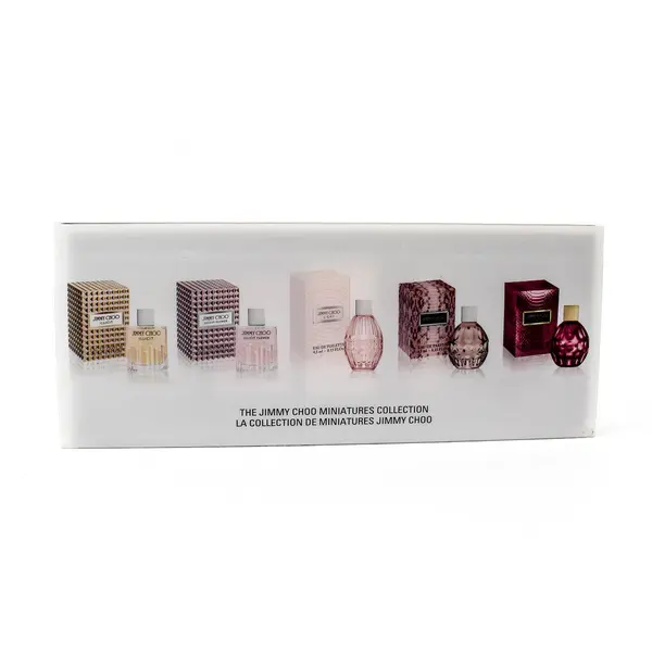 Jimmy Choo Miniature Perfume Collection (5-Set) - 2 Bottles Only, 1 With Scent