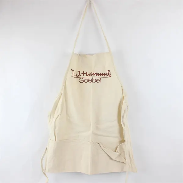 MJ Hummel Goebel Off-White 100% Cotton Apron Craft & Cooking