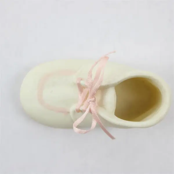 Gifts From The Heart Porcelain Pink Baby Bootie Figurine 10013 - New