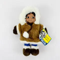 Kipmik Inuit Doll 10in Kawvich Style 00903 Alaska Souvenir Collectible