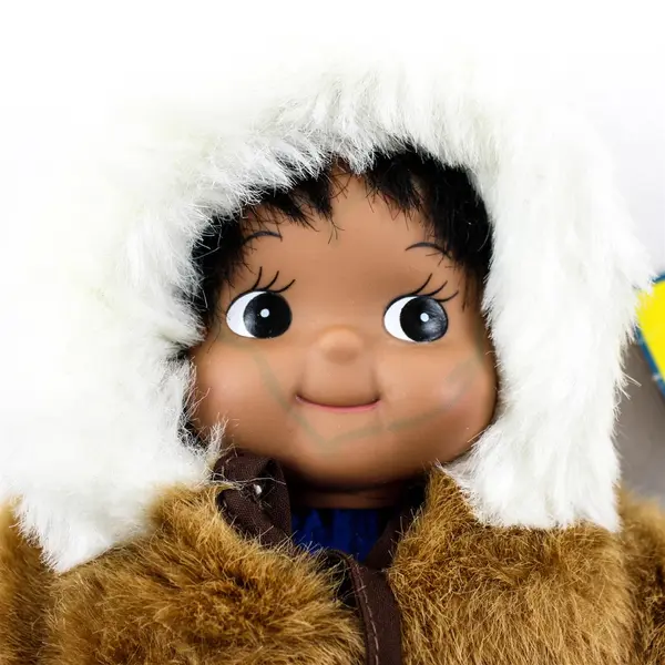 Kipmik Inuit Doll 10in Kawvich Style 00903 Alaska Souvenir Collectible