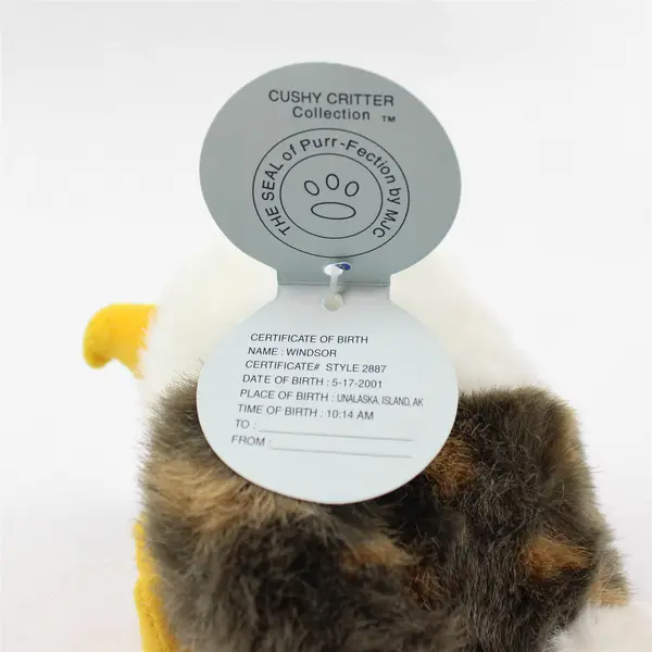 Purr-Fection by MJC Bald Eagle Plush Stuffed Animal Small Pre-Owned