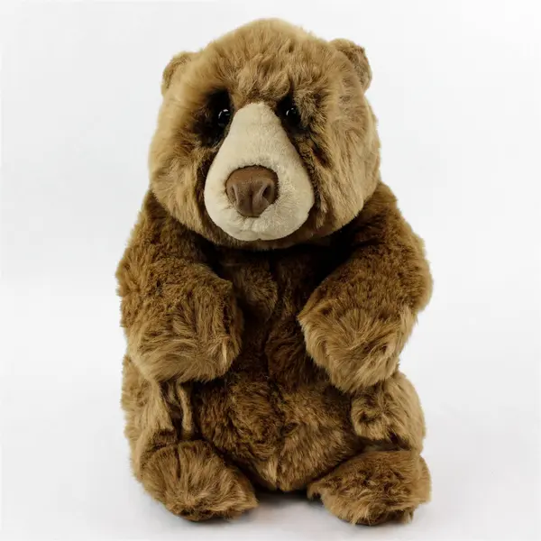 Dakin Lou Rankin Friends Jasper 12" Brown Grizzly Plush Bear