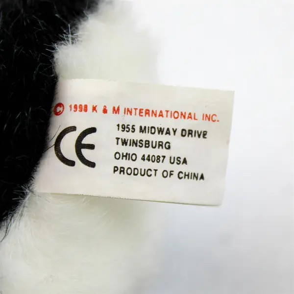 K & M International Penguin Plush Stuffed Animal 8.25in Pre-Owned