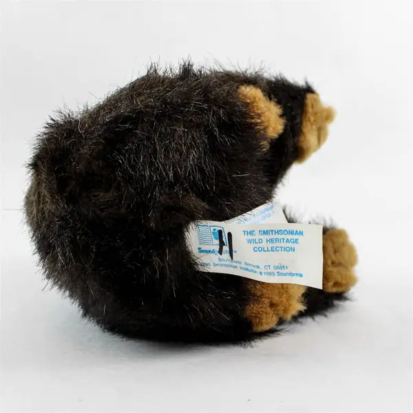1995 Smithsonian Wild Heritage Collection Black Bear Plush 6" Vintage