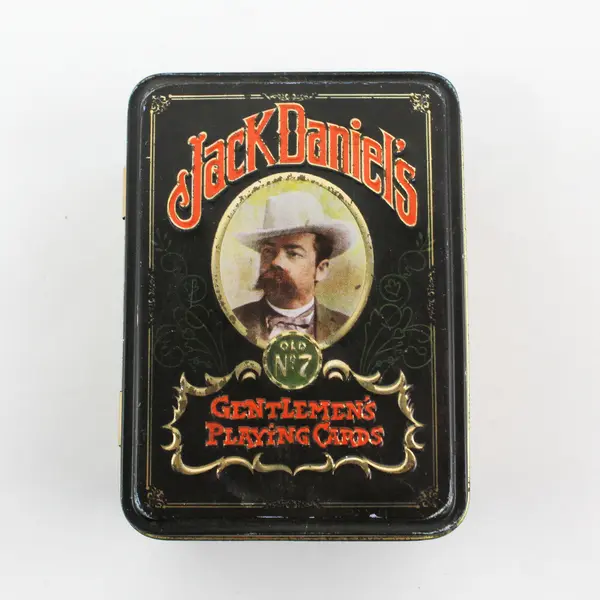Hudson Scott & Sons Jack Daniel's Old No. 7 Gentlemen's Playing Cards Empty Tin