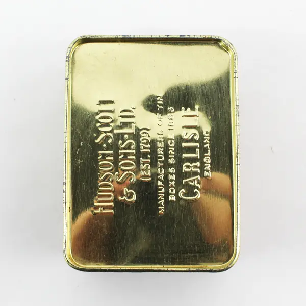Hudson Scott & Sons Jack Daniel's Old No. 7 Gentlemen's Playing Cards Empty Tin