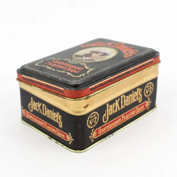 Hudson Scott & Sons Jack Daniel's Old No. 7 Gentlemen's Playing Cards Empty Tin