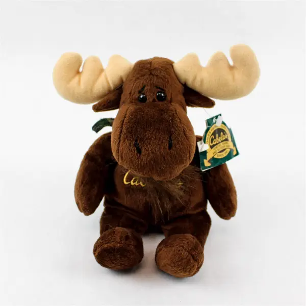 Cabela's Morty Plush Moose 9" Brown Camo Kerchief Soft Stuffed NWT