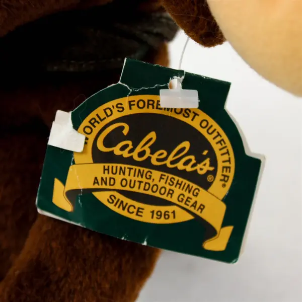 Cabela's Morty Plush Moose 9" Brown Camo Kerchief Soft Stuffed NWT