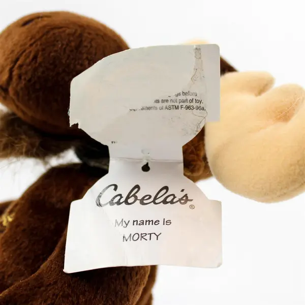 Cabela's Morty Plush Moose 9" Brown Camo Kerchief Soft Stuffed NWT