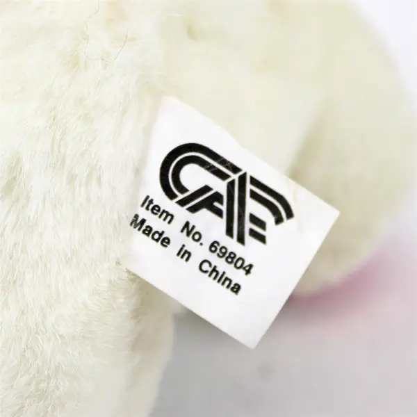 Great American Fun Corp White Talking Plush Bear Light-Up Heart