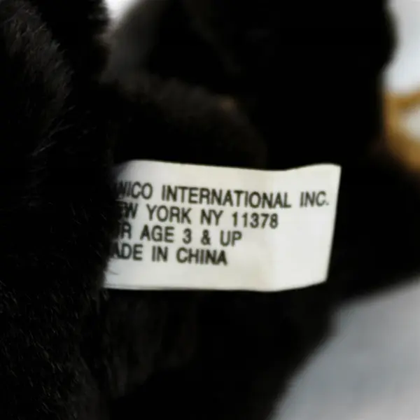Anico International Plush Monkey Dark Brown White Face Sticky Hands & Feet