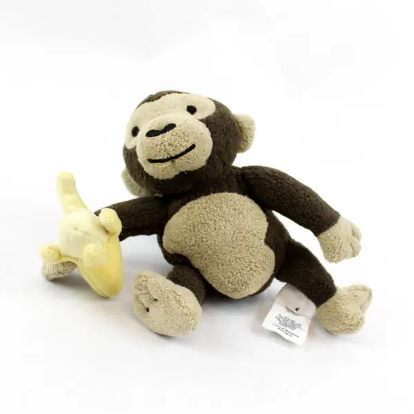 Vintage Baby GAP Monkey Maddie Brown Tan 6" Sound Works