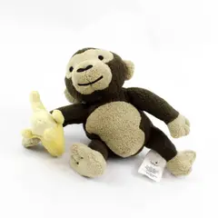 Vintage Baby GAP Monkey Maddie Brown Tan 6" Sound Works