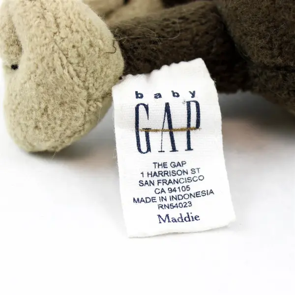 Vintage Baby GAP Monkey Maddie Brown Tan 6" Sound Works