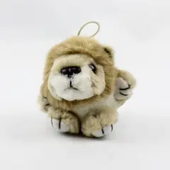 Vintage 1994 MJC Cushy Critter Leon "Purr-Fection" 4" Brown Lion Plush