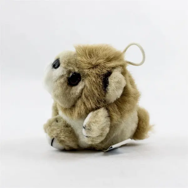 Vintage 1994 MJC Cushy Critter Leon "Purr-Fection" 4" Brown Lion Plush