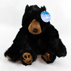 Purr-Fection Plush Baby Rockie Black Bear - Used Good