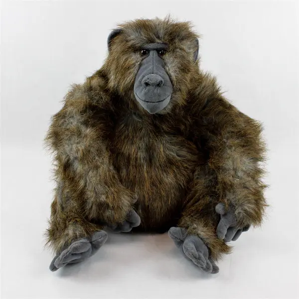 Dakin Plush Gorilla with Baby 13.5in Stuffed Animal Toy - Used