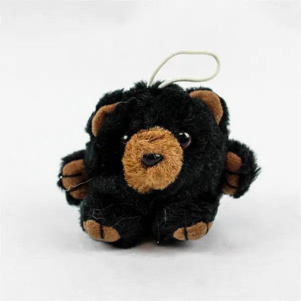 Vintage 1988 MJC Cushy Critters Benny Black Bear Plush Purr-Fection
