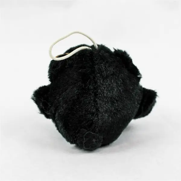 Vintage 1988 MJC Cushy Critters Benny Black Bear Plush Purr-Fection