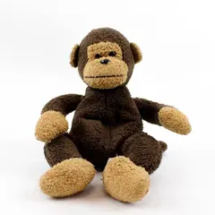 Russ Berrie Luv Pets Mulligan Monkey Beanie Plush 5"