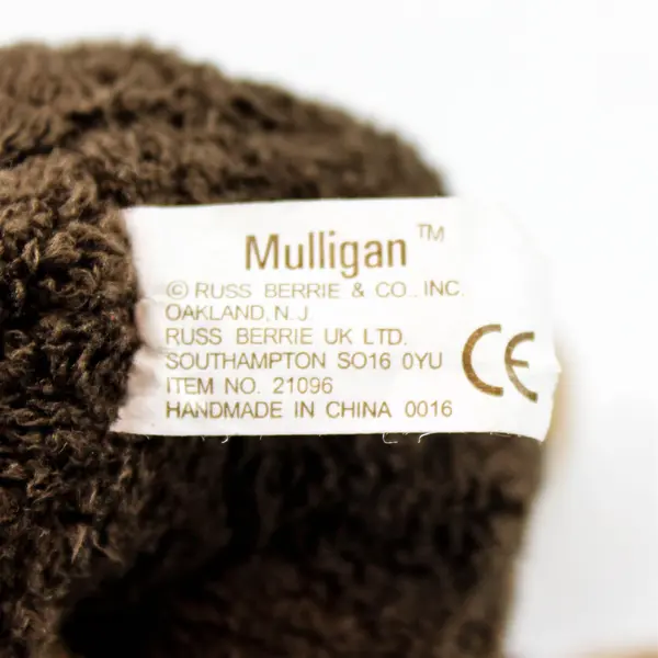 Russ Berrie Luv Pets Mulligan Monkey Beanie Plush 5"