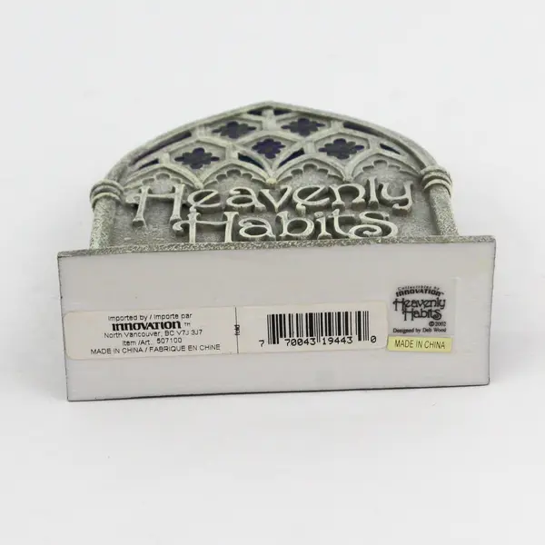 2002 Innovation Heavenly Habits by Deb Wood Resin Display Plaque