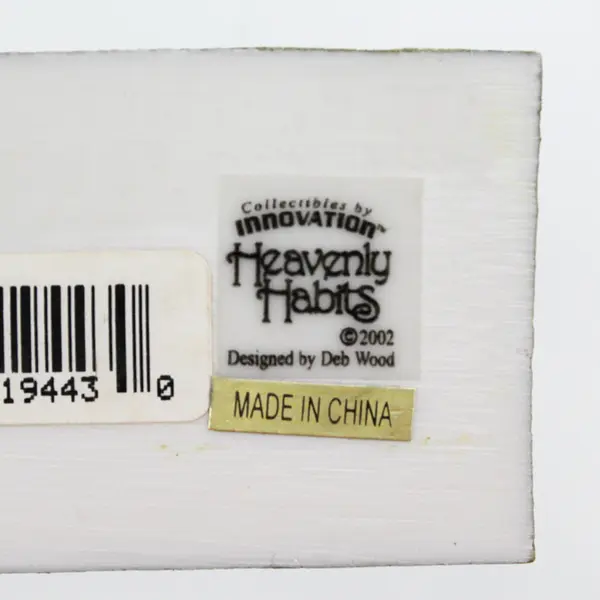 2002 Innovation Heavenly Habits by Deb Wood Resin Display Plaque