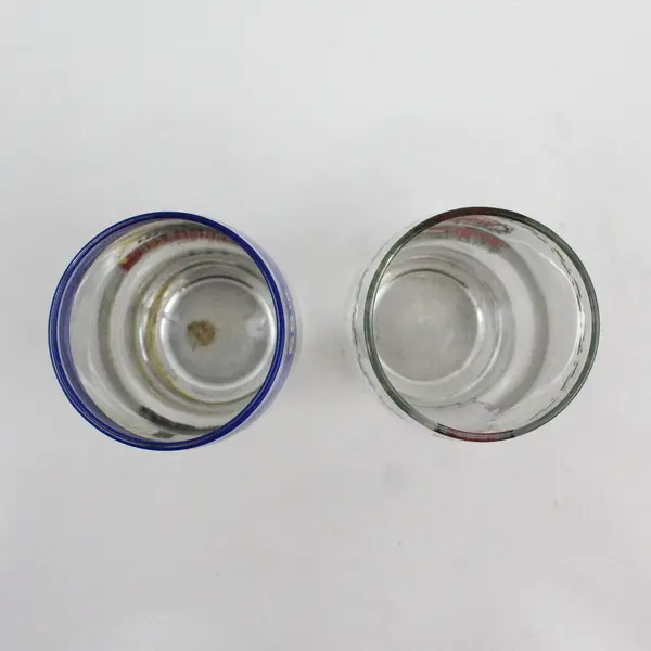Lot of 2 Old Spaghetti Factory Glasses 55th Anniversary and Trolley