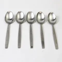 Set of 5 Selandia Glide Stainless Place/Oval Soup Spoons