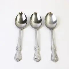Set of 3 Salem Victoria Stainless Tablespoons 8.5in Flatware