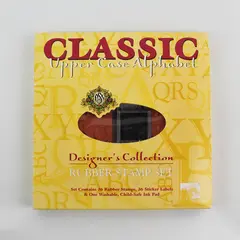 VTG 2000 PSX Classic Upper Case Alphabet Rubber Stamp Set