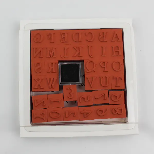 VTG 2000 PSX Classic Upper Case Alphabet Rubber Stamp Set