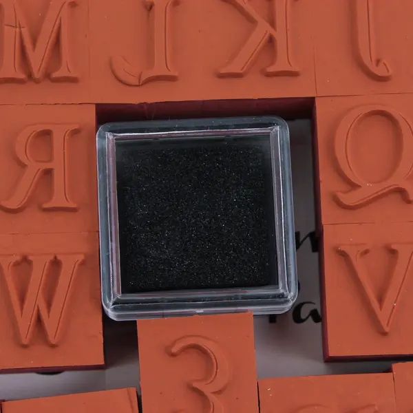 VTG 2000 PSX Classic Upper Case Alphabet Rubber Stamp Set