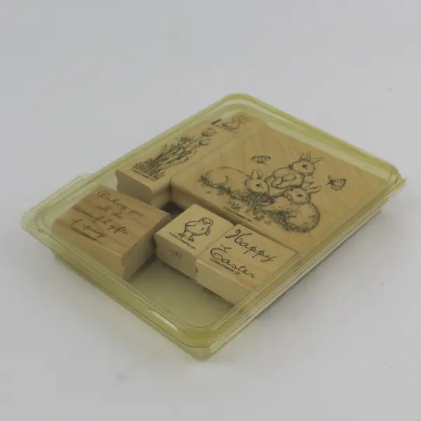 Vintage 2000 Stampin' Up! The Gifts of Spring 6 Piece Rubber Stamp Set