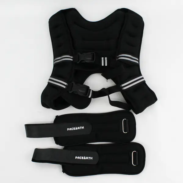 Pacearth Weighted Vest and Ankle Weights Set 14lbs Total
