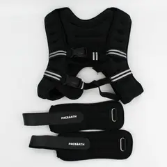 Pacearth Weighted Vest and Ankle Weights Set 14lbs Total