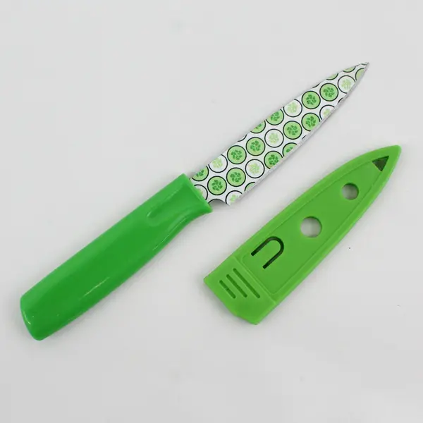 Hampton Forge Tomodachi Stainless Steel Paring Knife Green 4" Blade