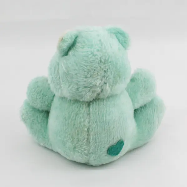 Vtg 1984 American Greetings Care Bears Wish Bear Plush Still Bank 7" No Stopper