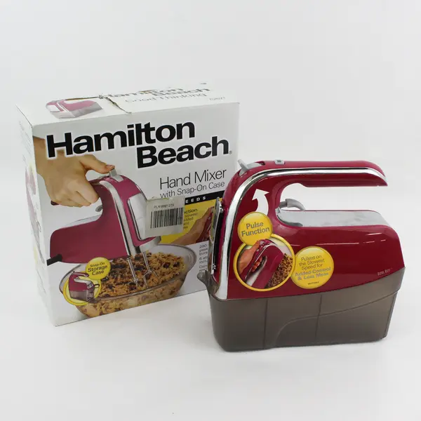 Hamilton Beach Hand Mixer Model 62620 Magenta NO BEATERS UNTESTED