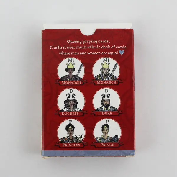 Queen G Playing Cards Deck 2nd Edition Playing Fair Gender Equality Multi-Ethnic